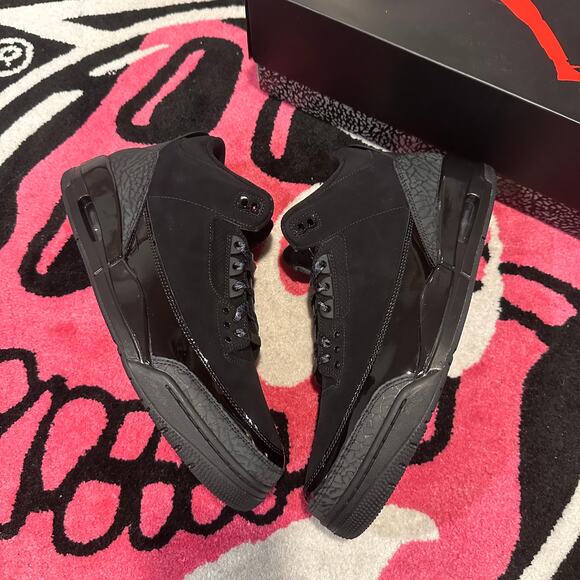 Jordan 3 Retro Black Cat (2025) - Size 11.5 - Brand New - Picture 3 of 7